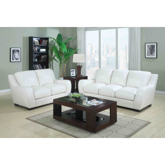 EZEKIAL SOFA SET F: WHITE NEW