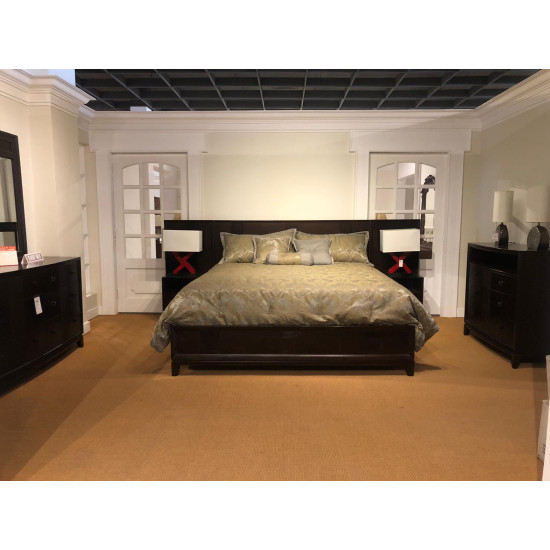 B1454-64190X200X25 KING PANEL BEDROOM SET